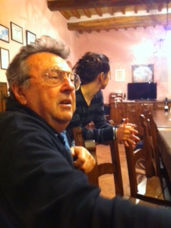 Sharing a jovial dinner with San Filippo Fanti